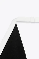 CONTRAST STRETCH BODYSUIT