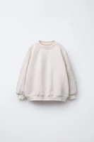PLAIN CUT-OUT SWEATSHIRT