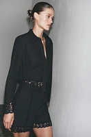 ZW COLLECTION CROCHET SHIRT