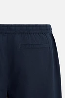 RELAXED FIT COTTON LINEN PANTS