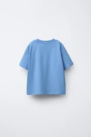 TWO-PACK OF STRIPED AND PLAIN T-SHIRTS