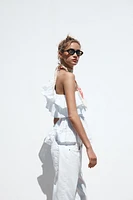 TOP ASYMÉTRIQUE BRODÉ