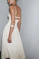 ROBE COMBINÉE EN POPELINE