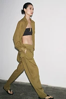 PANTALON À PINCES COLLECTION ZW