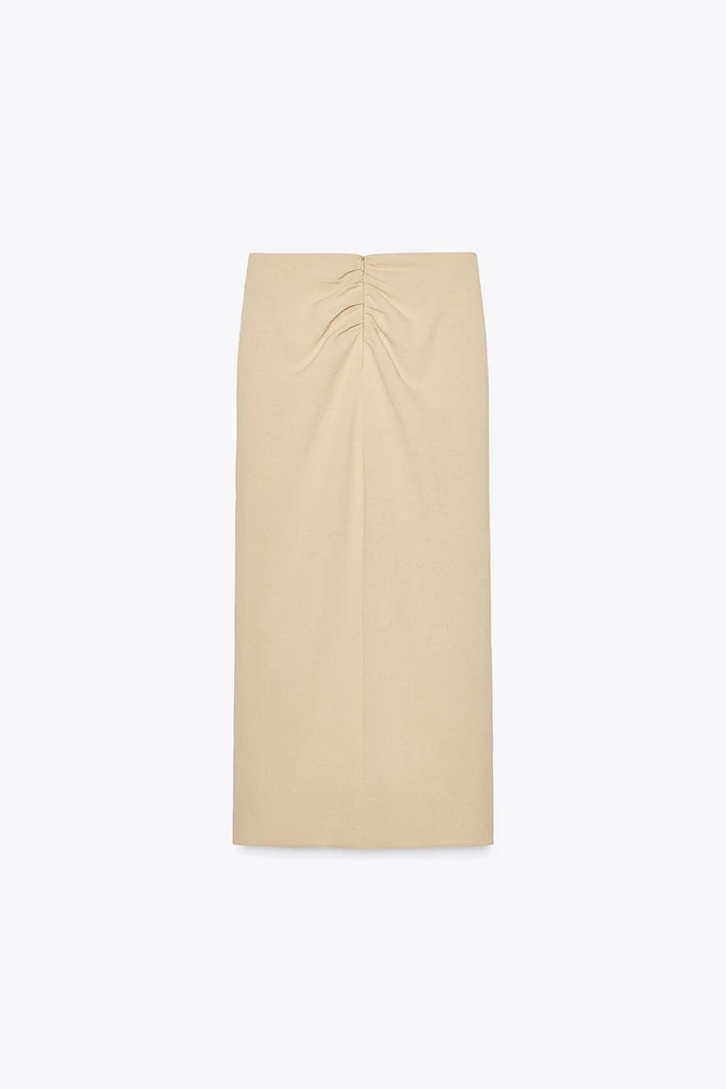 BEADED PAREO SKIRT