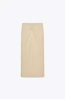 BEADED PAREO SKIRT