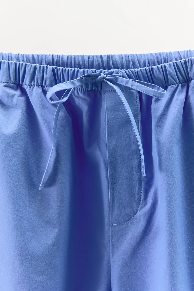 POPLIN PAJAMA PANTS
