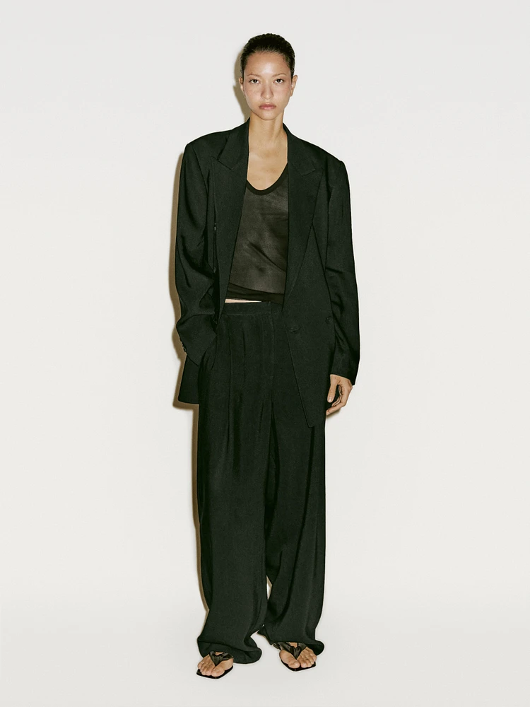 Pantalon de costume à pince en lin - Limited Edition