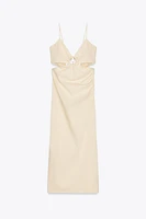 ROBE MI-LONGUE RUSTIQUE AJOURÉE