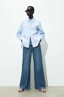 PEARL POPLIN SHIRT