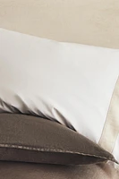 PILLOWCASE WITH LINEN BORDER