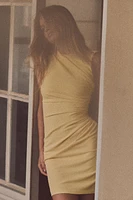 ROBE COURTE DRAPÉE