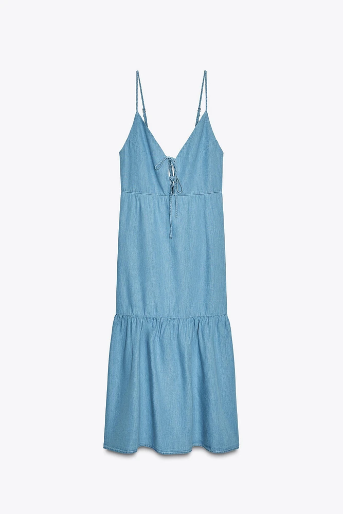 BOW MIDI DRESS