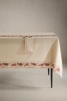 EMBROIDERED COTTON TABLECLOTH