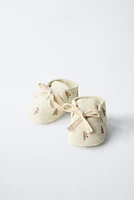 FLORAL COTTON BOOTIES