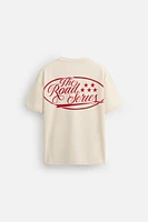 T-SHIRT À IMPRIMÉS BIMATIÈRE