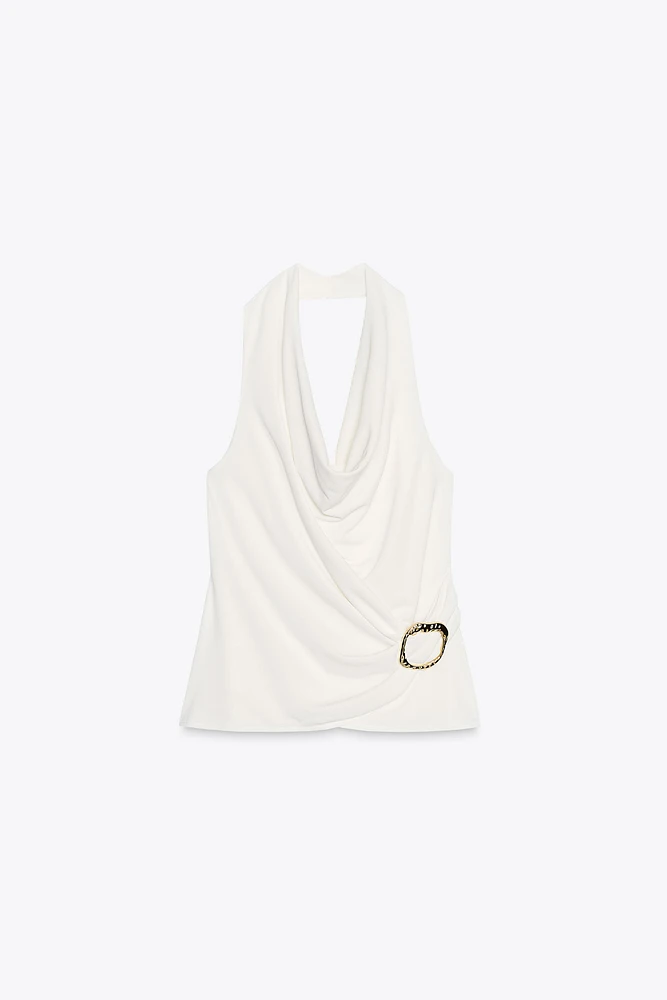 TOP DRAPÉ BOUCLE