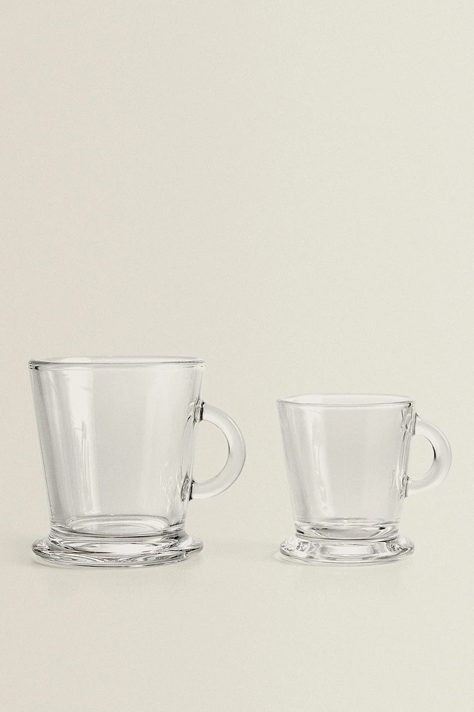 TRANSPARENT GLASS ESPRESSO CUP