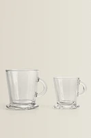 TRANSPARENT GLASS ESPRESSO CUP