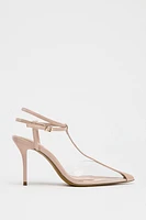 CHAUSSURES OUVERTES À L'ARRIÈRE EN VINYLE