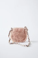 SOFT FAUX FUR CROSSBODY BAG