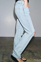 ZW COLLECTION MID-RISE STRAIGHT JEANS