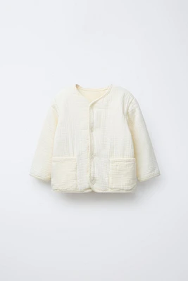 TEXTURED QUILTED JACKET