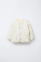 TEXTURED QUILTED JACKET