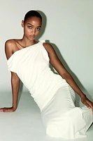 ASYMMETRIC MIDI DRESS