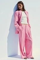 PLEATED SUIT PANTS