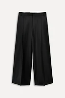 50TH ANNIVERSARY WOOL BLEND PLEATED PANTS