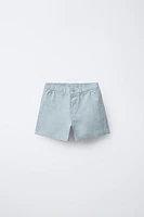 100% LINEN SHORTS