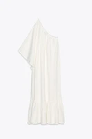 ZW COLLECTION 100% LINEN ASYMMETRIC DRESS