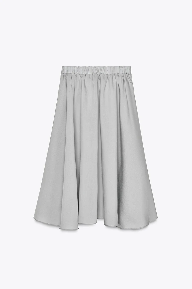 JUPE MIDI FLUIDE VOLUME