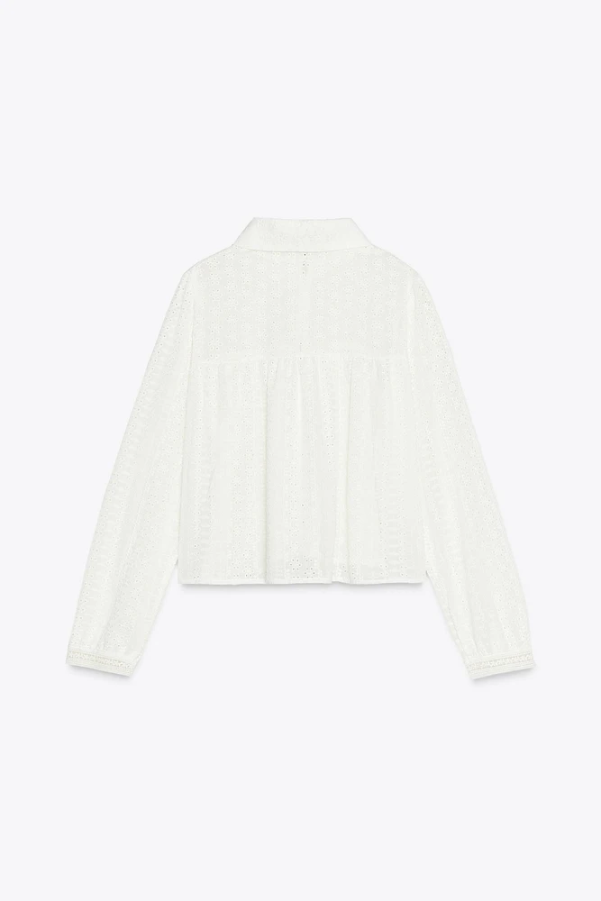 CHEMISE BRODERIES PERFORÉES