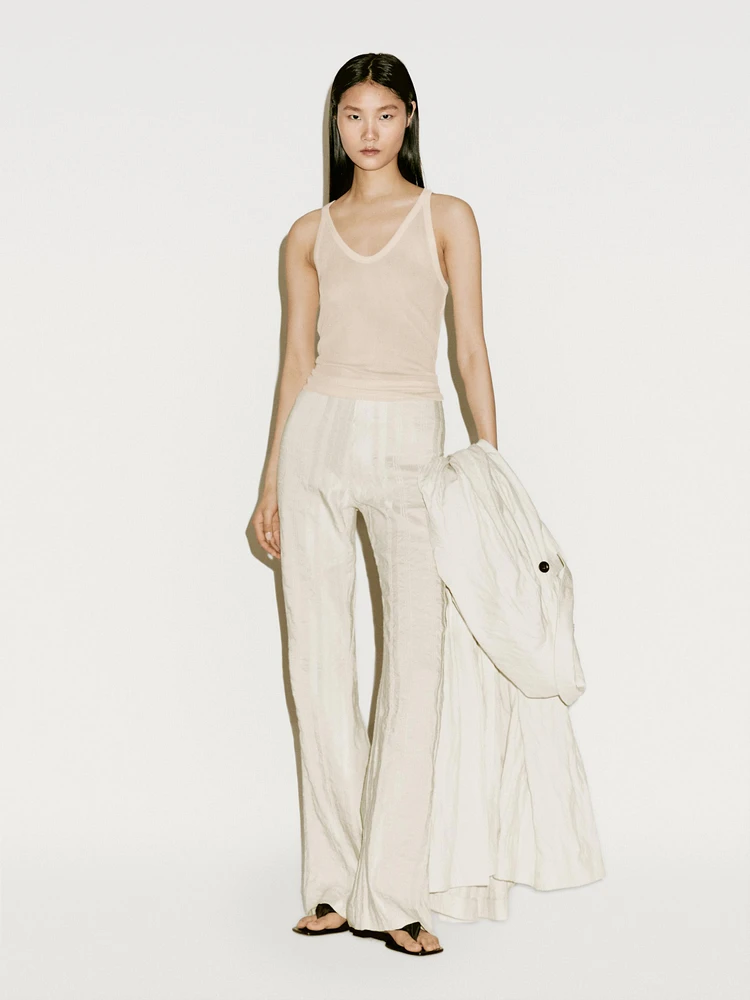100% mulberry silk strappy top - Limited Edition