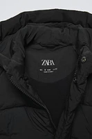 WATER REPELLENT PUFFER JACKET WITH HOOD