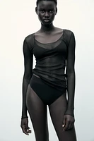 100% SILK TOP