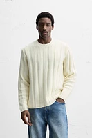 RIBBED TEXTURED SWEATER