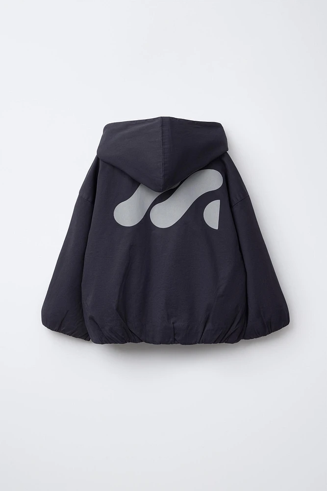 LOGO HOODED JACKET