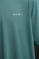 PERFORATED PRINT TRAINING T-SHIRT