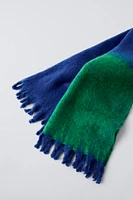 FRINGED LARGE SCARF