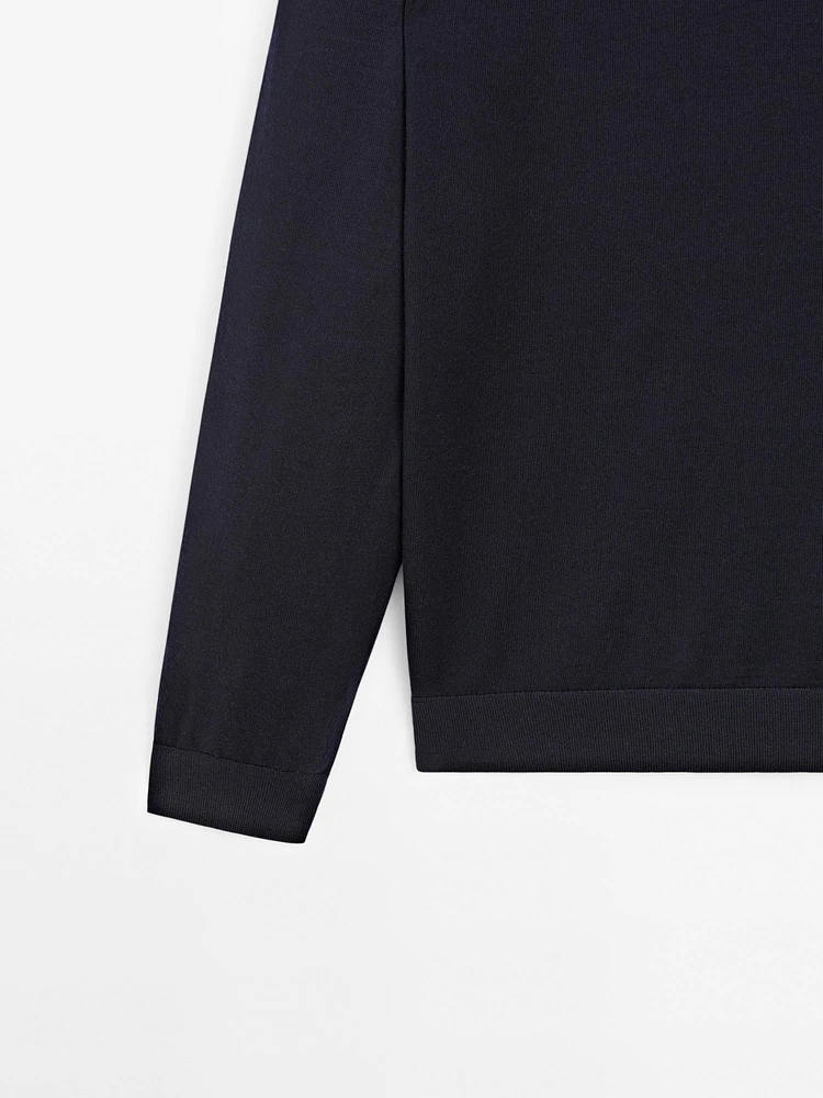 Pull en maille 100 % laine mérinos