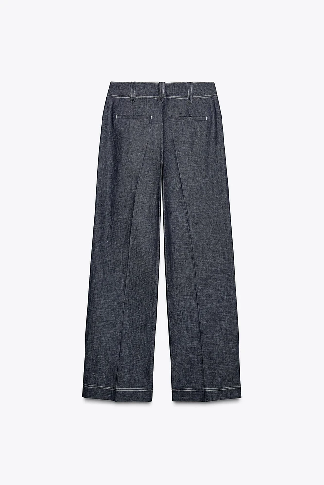 PANTALON SURPIQÛRES CONTRASTE