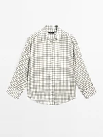 Flowing check shirt