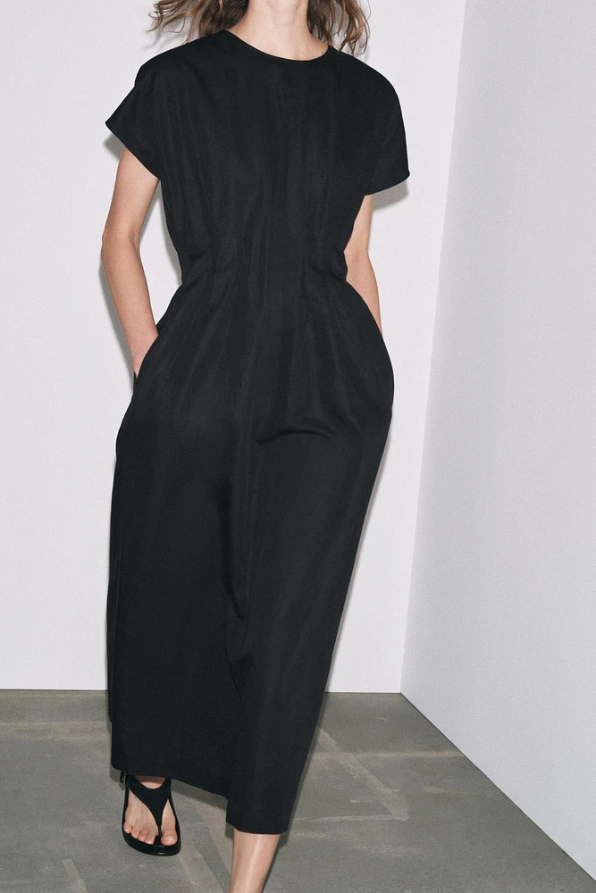 ZW COLLECTION PLEATED MIDI DRESS