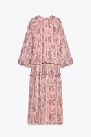 ROBE IMPRIMÉE À VOLANTS