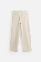 PANTALON EN JACQUARD À RAYURES