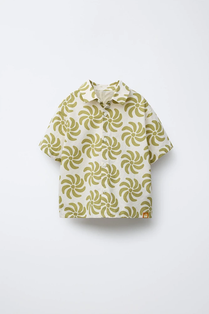 GEOMETRIC PRINT SHIRT