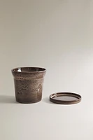 POT GRÈS SOUCOUPE JARDIN
